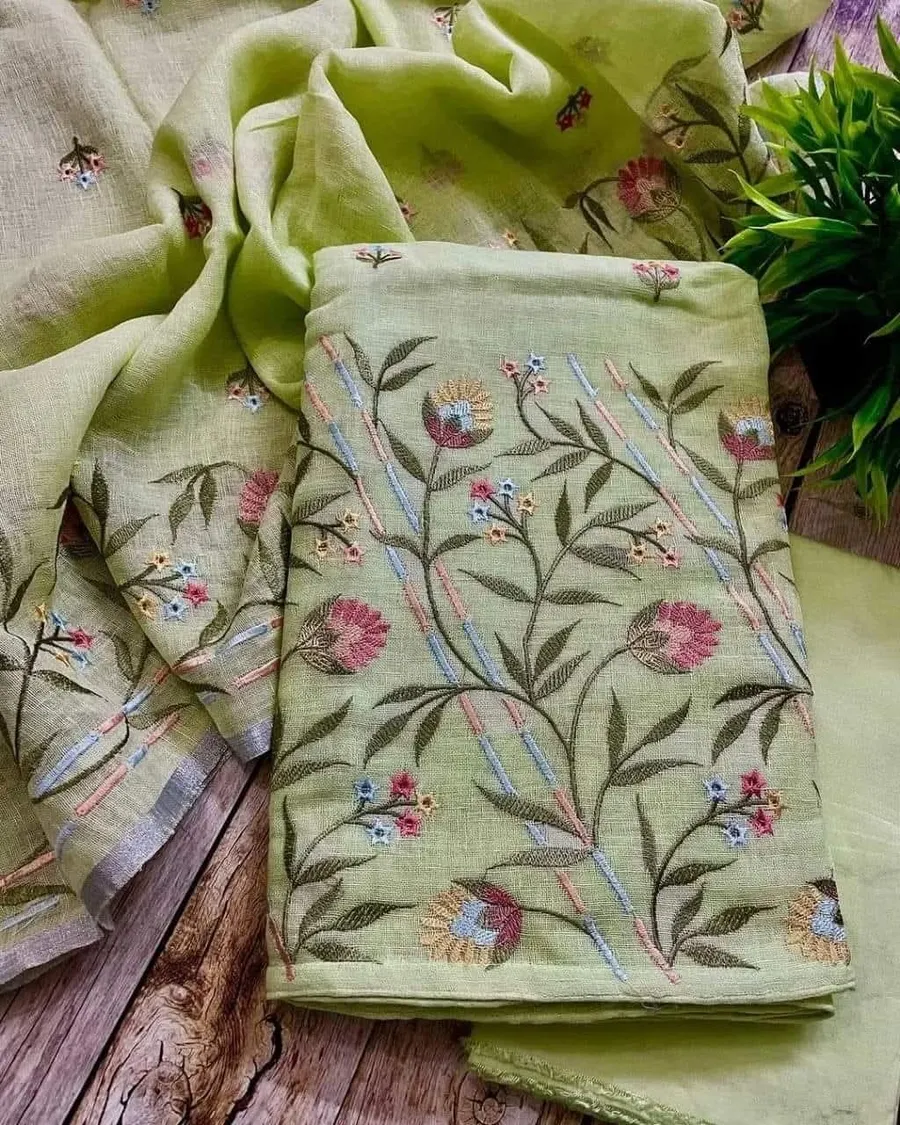 Exclusive Collection – Cotton Linen Dress Materials